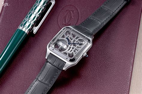 cartier santos dumont skeleton review|cartier santos skeleton retail price.